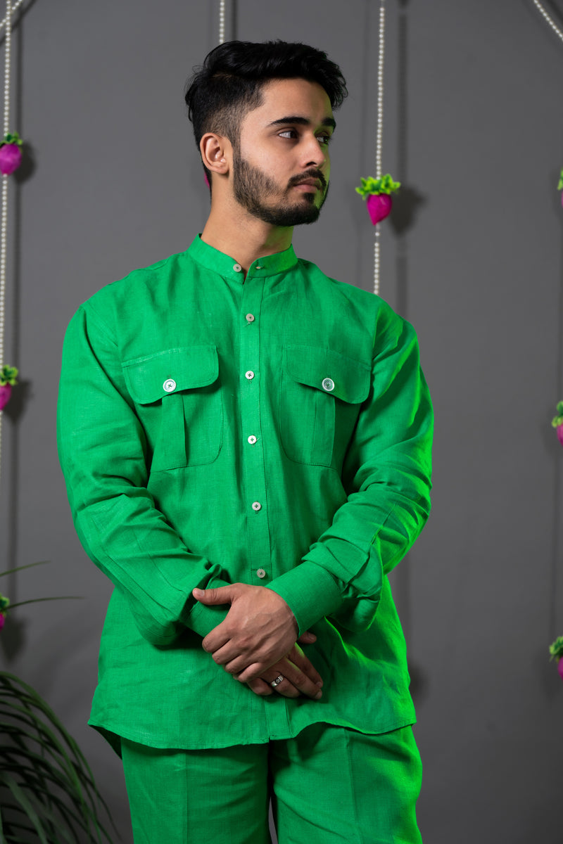 LINEN - GREEN