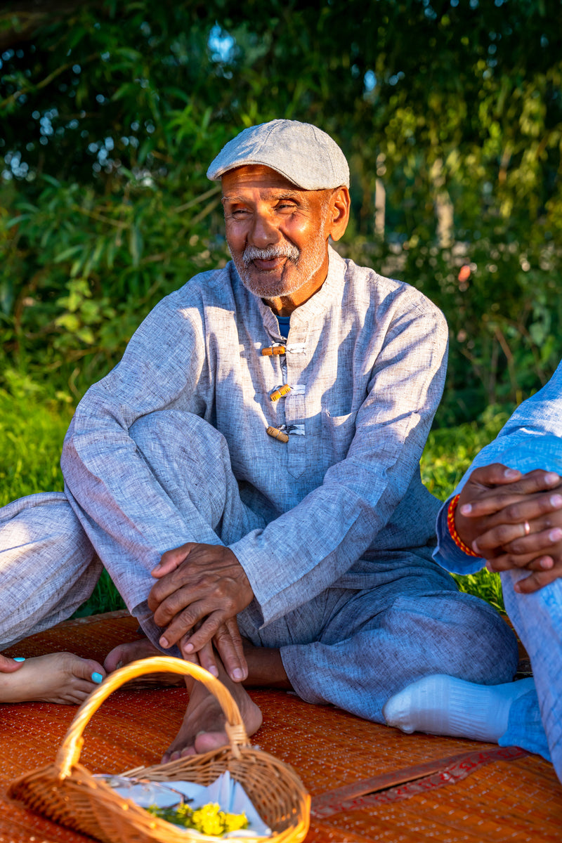 KHADI - DHARA VASTRAM - GREY